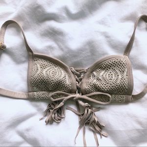 Montce Swim crochet bikini top XS